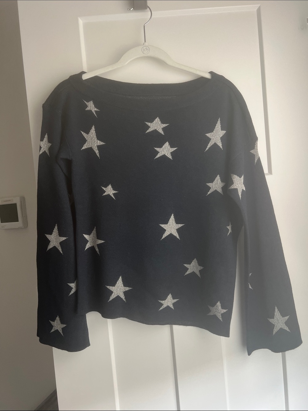 Women's Navy Star Crewneck Sweater